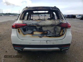 2022 Mercedes-Benz GLE 350 with VIN 4JGFB4KB1NA736646, listed as a Copart auction lot 60648835 with Not provided miles and Salvage title. Bid and sale history available at DreamBid. Image 6.