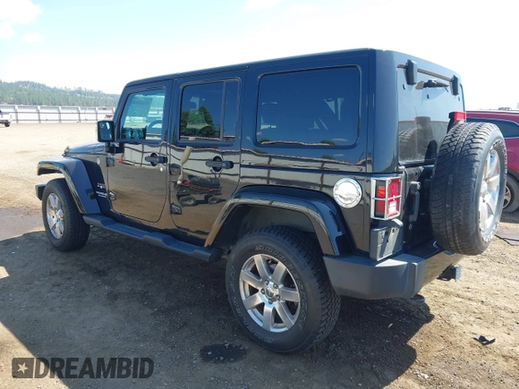 2016 Jeep Wrangler Unlimited Sahara with VIN 1C4BJWEG7GL250357, listed as a IAAI auction lot 42665881 with 102,168 mi miles and . Bid and sale history available at DreamBid. Image 3.
