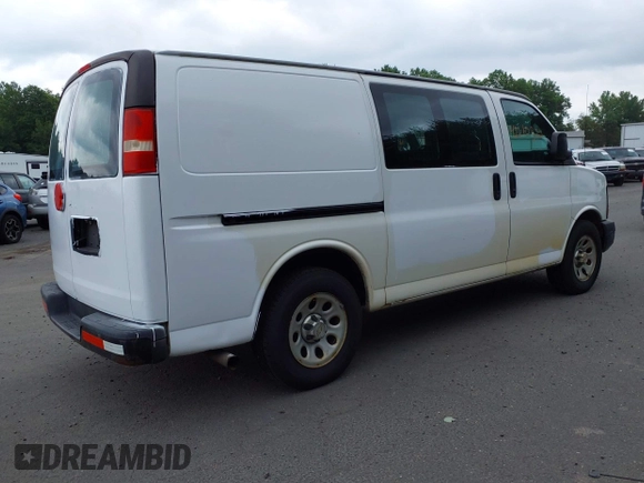 2013 Chevrolet Express Cargo with VIN 1GCSGAFX7D1162349, listed as a IAAI auction lot 42610322 with 260,320 mi miles and . Bid and sale history available at DreamBid. Image 4.