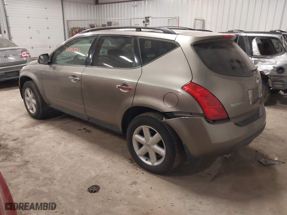 2004 Nissan Murano SL with VIN JN8AZ08T74W217285, listed as a IAAI auction lot 41682872 with 134,068 mi miles. Bid and sale history available at carsss.com. Image 3.