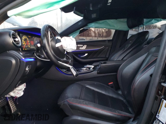 2017 Mercedes-Benz E-Class AMG E 43 with VIN WDDZF6EB1HA173024, listed as a Copart auction lot 86047244 with 78,553 mi miles and Salvage Title. Bid and sale history available at carsss.com. Image 7.