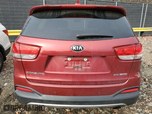 2017 Kia Sorento EX with VIN 5XYPHDA18HG218604, listed as a Copart auction lot 81130264 with 85,523 mi miles and Salvage Title. Bid and sale history available at carsss.com. Image 6.