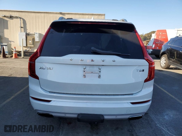 2017 Volvo XC90 Momentum with VIN YV4A22PK3H1150902, listed as a Copart auction lot 42141515 with 76,643 mi miles and Salvage Title. Bid and sale history available at carsss.com. Image 6.