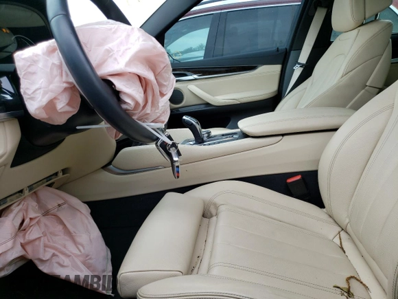 2017 BMW X6 xDrive35i with VIN 5UXKU2C36H0U30107, listed as a Copart auction lot 52102753 with 30,768 mi miles. Bid and sale history available at carsss.com. Image 7.
