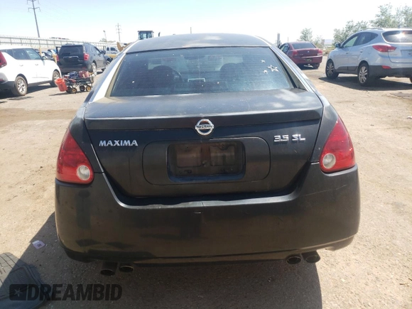 2005 Nissan Maxima SE z VIN 1N4BA41E45C805471, wystawiony jako Copart lot #58156355 z przebiegiem 184 521 mil mil oraz Szkoda całkowita • Salvage title. Historia ofert i sprzedaży dostępna na DreamBid. Obrazek 6.