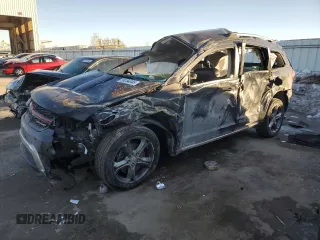 2017 Dodge Journey Crossroad Plus with VIN 3C4PDCGB4HT685193, listed as a Copart auction lot 89294045 with 0 mi miles and Salvage Title. Bid and sale history available at carsss.com. Image 1.