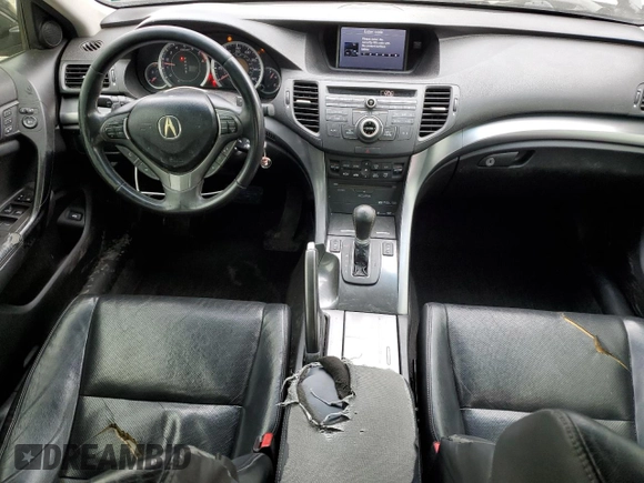 2012 Acura TSX Tech Pkg with VIN JH4CU2F60CC028035, listed as a Copart auction lot 46460665 with 151,163 mi miles and Salvage Title. Bid and sale history available at carsss.com. Image 8.