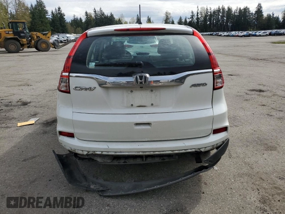 2016 Honda CR-V LX with VIN 5J6RM4H36GL089433, listed as a Copart auction lot 52328515 with 136,550 mi miles and Salvage Title. Bid and sale history available at carsss.com. Image 6.
