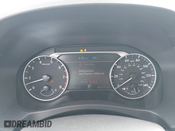 2025 Nissan Altima SV with VIN 1N4BL4DWXSN353315, listed as a IAAI auction lot 41615704 with 6,290 mi miles and . Bid and sale history available at DreamBid. Image 15.
