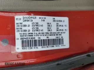 2001 Dodge Caravan Sport with VIN 2B8GP44G51R106245, listed as a Copart auction lot 47629425 with 137,715 mi miles and Salvage Title. Bid and sale history available at carsss.com. Image 15.