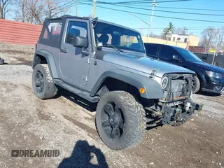 2013 Jeep Wrangler Sport with VIN 1C4AJWAG1DL595509, listed as a IAAI auction lot 41814406 with 59,263 mi miles and . Bid and sale history available at DreamBid. Image 1.