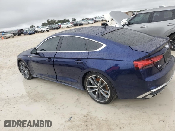 2023 Audi A5 Sportback S line Premium z VIN WAUDACF54PA049206, wystawiony jako Copart lot #74617084 z przebiegiem Nie podano mil oraz Nie do naprawy • Non repairable. Historia ofert i sprzedaży dostępna na DreamBid. Obrazek 2.