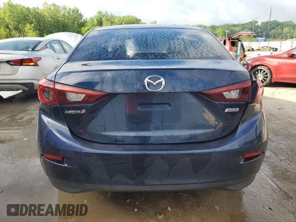 2015 Mazda 3 i Sport with VIN 3MZBM1U7XFM180519, listed as a Copart auction lot 55098115 with 271,259 mi miles and Salvage title. Bid and sale history available at DreamBid. Image 6.