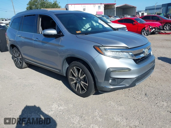 2019 Honda Pilot Elite with VIN 5FNYF6H00KB001016, listed as a IAAI auction lot 42583325 with 133,327 mi miles and . Bid and sale history available at DreamBid. Image 1.