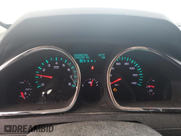 2011 Chevrolet Traverse 1LT with VIN 1GNKVGED1BJ105892, listed as a Copart auction lot 46514465 with 190,695 mi miles and Clean Title. Bid and sale history available at DreamBid. Image 9.