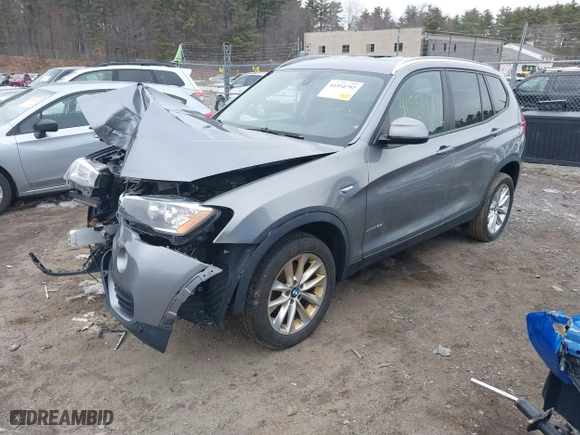 2016 BMW X3 xDrive28i with VIN 5UXWX9C52G0D65423, listed as a IAAI auction lot 41554792 with 127,181 mi miles. Bid and sale history available at carsss.com. Image 17.