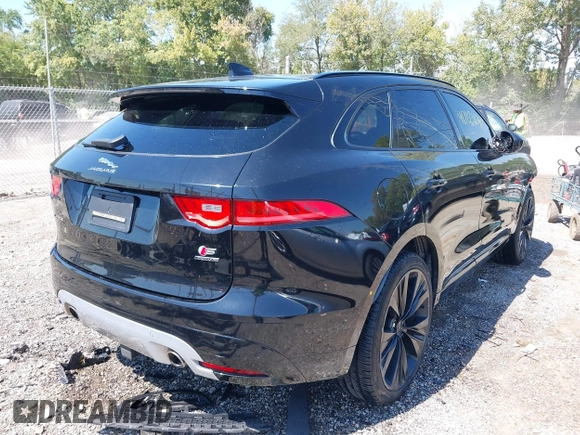 2018 Jaguar F-Pace S with VIN SADCM2FV3JA292419, listed as a IAAI auction lot 40228083 with 125,776 mi miles and . Bid and sale history available at DreamBid. Image 4.