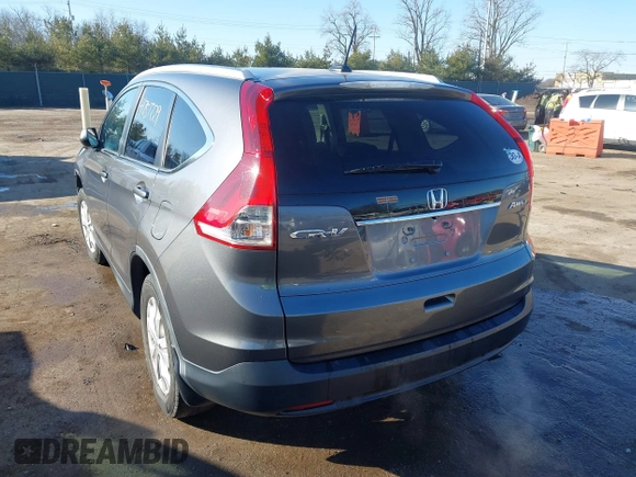 2014 Honda CR-V EX-L with VIN 2HKRM4H77EH631648, listed as a IAAI auction lot 41757229 with 91,633 mi miles. Bid and sale history available at carsss.com. Image 3.