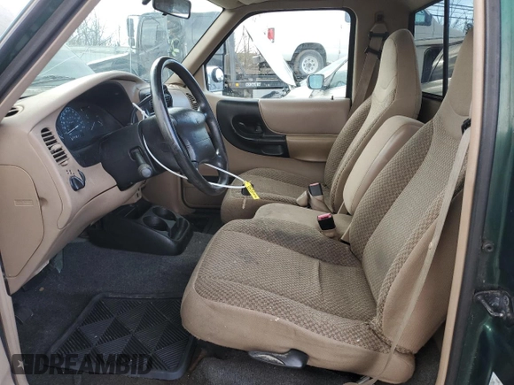 1999 Ford Ranger XL with VIN 1FTYR10C4XTB01320, listed as a Copart auction lot 43646885 with 132,499 mi miles and Clean Title. Bid and sale history available at DreamBid. Image 7.