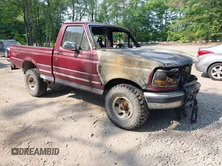 1996 Ford F-150 with VIN 1FTEF14N1TLA06585, listed as a IAAI auction lot 42393211 with Not provided miles and . Bid and sale history available at DreamBid. Image 1.