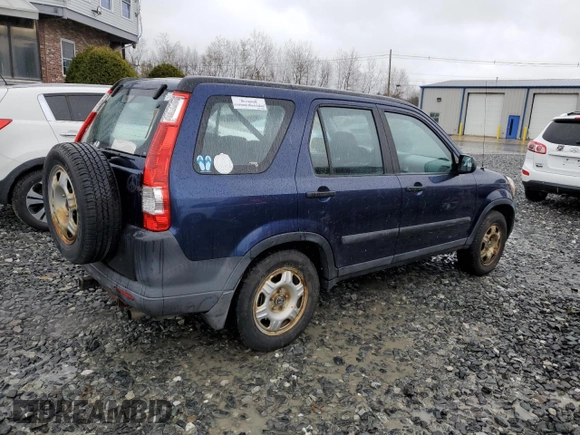 2005 Honda CR-V LX with VIN SHSRD78505U306296, listed as a Copart auction lot 52090095 with 253,896 mi miles and Clean Title. Bid and sale history available at carsss.com. Image 3.