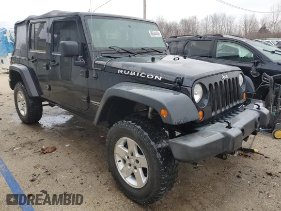 2007 Jeep Wrangler Unlimited Rubicon with VIN 1J8GA69147L113994, listed as a Copart auction lot 86544434 with 100,251 mi miles and Salvage title. Bid and sale history available at DreamBid. Image 4.