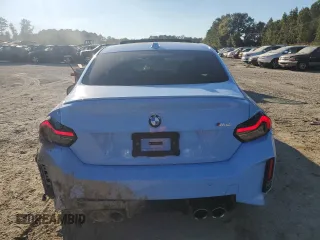 2024 BMW M2 with VIN 3MF13DM07R8D97218, listed as a Copart auction lot 75245254 with 13,343 mi miles and Salvage Title. Bid and sale history available at carsss.com. Image 6.