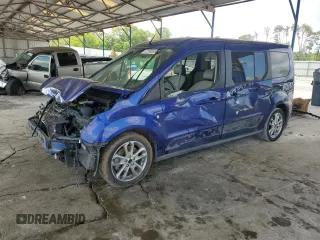 2014 Ford Transit Connect XLT with VIN NM0GS9F76E1137007, listed as a Copart auction lot 57296895 with 55,376 mi miles and Salvage title. Bid and sale history available at DreamBid. Image 1.
