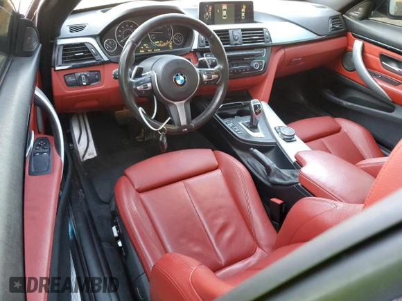 2016 BMW 4 Series 435i xDrive z VIN WBA3R5C57GK373488, wystawiony jako Copart lot #57884875 z przebiegiem 87 635 mil mil oraz Szkoda całkowita • Salvage title. Historia ofert i sprzedaży dostępna na DreamBid. Obrazek 8.
