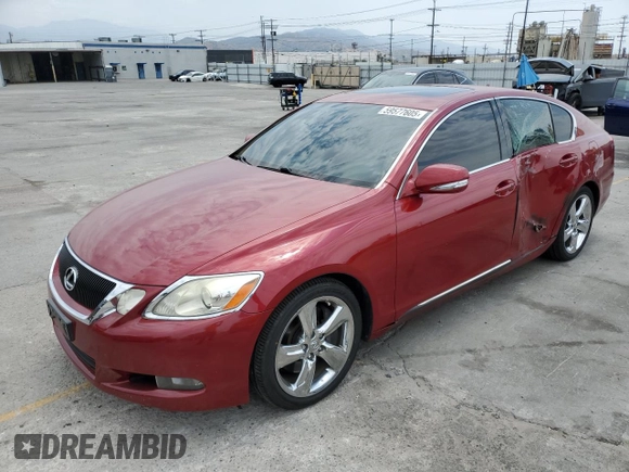 2008 Lexus GS 350 z VIN JTHBE96S680036227, wystawiony jako Copart lot #59577605 z przebiegiem 111 955 mil mil oraz Szkoda całkowita • Salvage title. Historia ofert i sprzedaży dostępna na DreamBid. Obrazek 1.