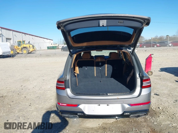 2023 Genesis GV80 with VIN KMUHCESC6PU128600, listed as a IAAI auction lot 41179553 with 33,225 mi miles and . Bid and sale history available at DreamBid. Image 19.