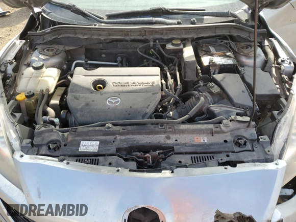 2011 Mazda 3 i Touring with VIN JM1BL1VF3B1452606, listed as a Copart auction lot 46803575 with 159,206 mi miles and Salvage Title. Bid and sale history available at carsss.com. Image 11.