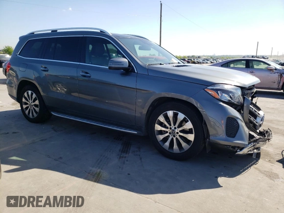 2018 Mercedes-Benz GLS with VIN 4JGDF6EE6JB033111, listed as a Copart auction lot 48130533 with 34,745 mi miles. Bid and sale history available at carsss.com. Image 4.
