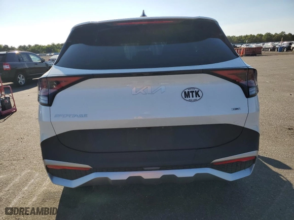 2023 Kia Sportage Hybrid LX with VIN KNDPUCAG1P7050228, listed as a Copart auction lot 70467174 with 9,462 mi miles and Salvage Title. Bid and sale history available at carsss.com. Image 6.