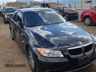 2007 BMW 3 Series 328i with VIN WBAVA33517KX74605, listed as a Copart auction lot 54376065 with 128,773 mi miles and Salvage Title. Bid and sale history available at DreamBid. Image 13.