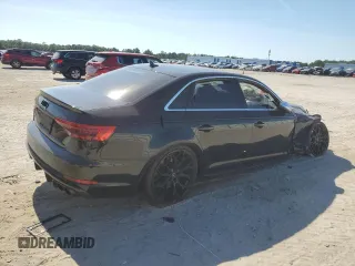 2018 Audi S4 Premium Plus with VIN WAUB4AF48JA003184, listed as a Copart auction lot 57001074 with 60,468 mi miles and Non Repairable. Bid and sale history available at carsss.com. Image 3.