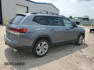 2023 Volkswagen Atlas SE with VIN 1V2KR2CAXPC553339, listed as a Copart auction lot 59667335 with 62,416 mi miles and Salvage title. Bid and sale history available at DreamBid. Image 3.