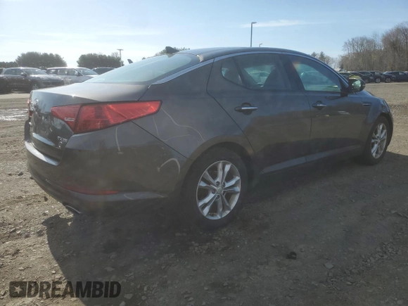 2013 Kia Optima EX with VIN 5XXGN4A71DG259068, listed as a Copart auction lot 54130825 with 162,778 mi miles and Salvage Title. Bid and sale history available at carsss.com. Image 3.
