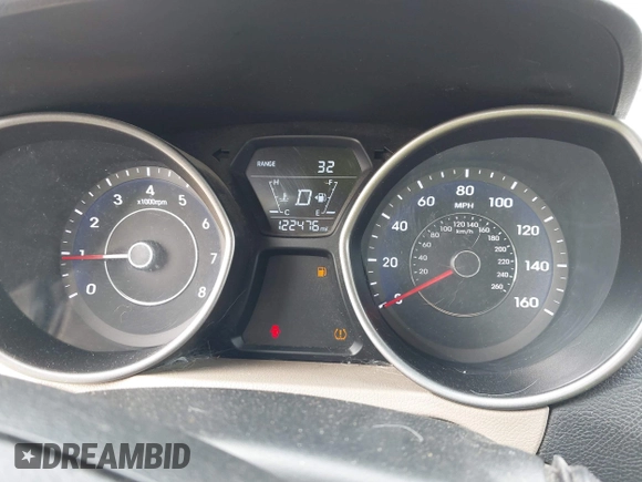 2016 Hyundai Elantra SE with VIN 5NPDH4AE8GH751419, listed as a IAAI auction lot 42547465 with 122,476 mi miles and . Bid and sale history available at DreamBid. Image 7.