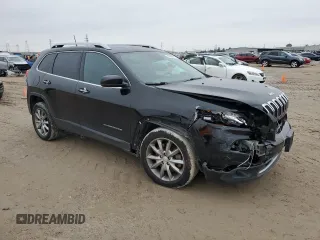 2018 Jeep Cherokee Limited with VIN 1C4PJLDX9JD509955, listed as a Copart auction lot 42969415 with 86,926 mi miles and Salvage title. Bid and sale history available at DreamBid. Image 4.