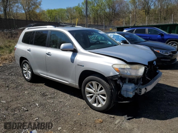 2008 Toyota Highlander Hybrid Limited with VIN JTEEW44A082002776, listed as a Copart auction lot 52551785 with 204,623 mi miles and Salvage Title. Bid and sale history available at carsss.com. Image 4.