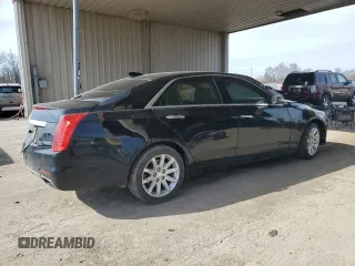 2015 Cadillac CTS RWD with VIN 1G6AP5SX8F0130675, listed as a Copart auction lot 50155755 with 141,817 mi miles and Salvage title. Bid and sale history available at DreamBid. Image 3.