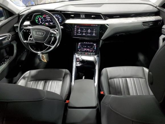 2021 Audi e-tron Premium with VIN WA1AAAGE5MB008396, listed as a Copart auction lot 46050784 with 40,765 mi miles. Bid and sale history available at carsss.com. Image 8.