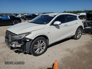2017 Infiniti QX30 with VIN SJKCH5CP4HA037048, listed as a Copart auction lot 45601455 with 58,595 mi miles and Salvage Title. Bid and sale history available at DreamBid. Image 1.