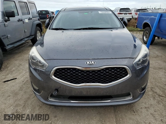 2016 Kia Cadenza Premium with VIN KNALN4D71G5206869, listed as a Copart auction lot 75530964 with 72,178 mi miles and Salvage Title. Bid and sale history available at carsss.com. Image 5.
