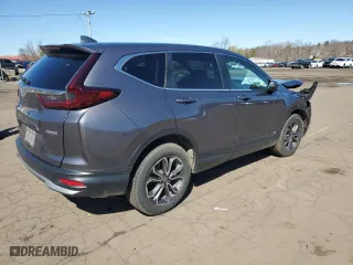 2021 Honda CR-V EX-L with VIN 2HKRW2H87MH621904, listed as a Copart auction lot 50693445 with 46,111 mi miles and Salvage Title. Bid and sale history available at carsss.com. Image 3.