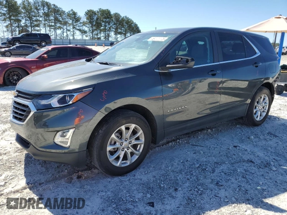 2021 Chevrolet Equinox LT with VIN 3GNAXKEV0ML391764, listed as a Copart auction lot 49441175 with 49,995 mi miles and Salvage Title. Bid and sale history available at carsss.com. Image 1.