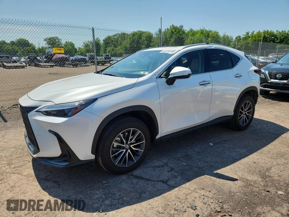 2025 Lexus NX 350 z VIN 2T2AGCEZ2SC073402, wystawiony jako Copart lot #63376795 z przebiegiem 4 987 mil mil oraz Szkoda całkowita • Salvage title. Historia ofert i sprzedaży dostępna na DreamBid. Obrazek 1.