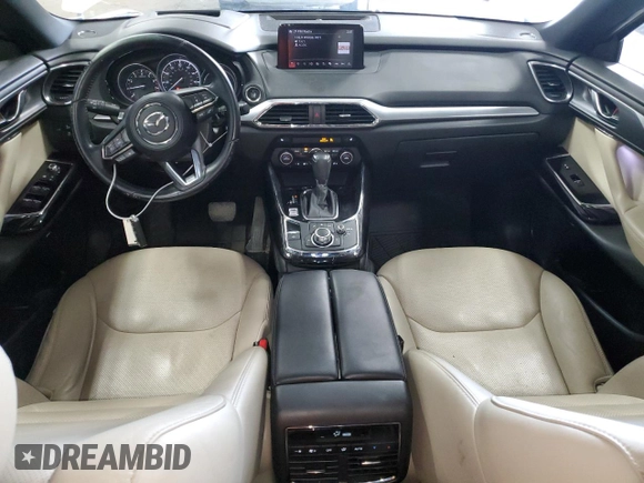 2017 Mazda CX-9 Grand Touring z VIN JM3TCBDY6H0142436, wystawiony jako Copart lot #59614265 z przebiegiem 76 833 mil mil oraz Czysty tytuł • Clean title. Historia ofert i sprzedaży dostępna na DreamBid. Obrazek 8.