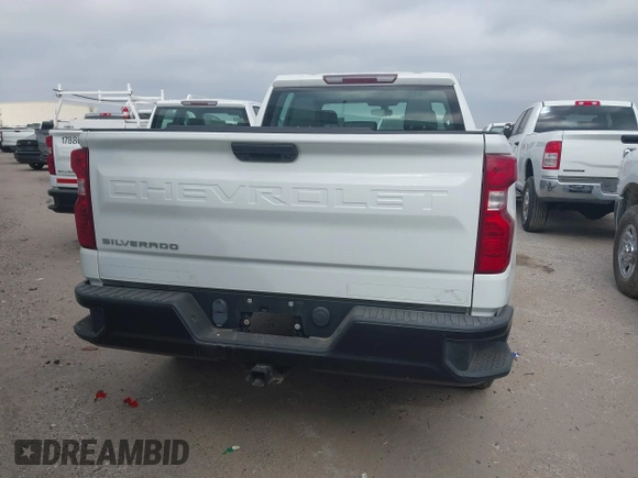 2020 Chevrolet Silverado 1500 Work Truck with VIN 1GCRYAEF5LZ177663, listed as a IAAI auction lot 42223157 with 33,711 mi miles and . Bid and sale history available at DreamBid. Image 16.